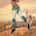 Native American 3D All Over Printed Legging + Cloak