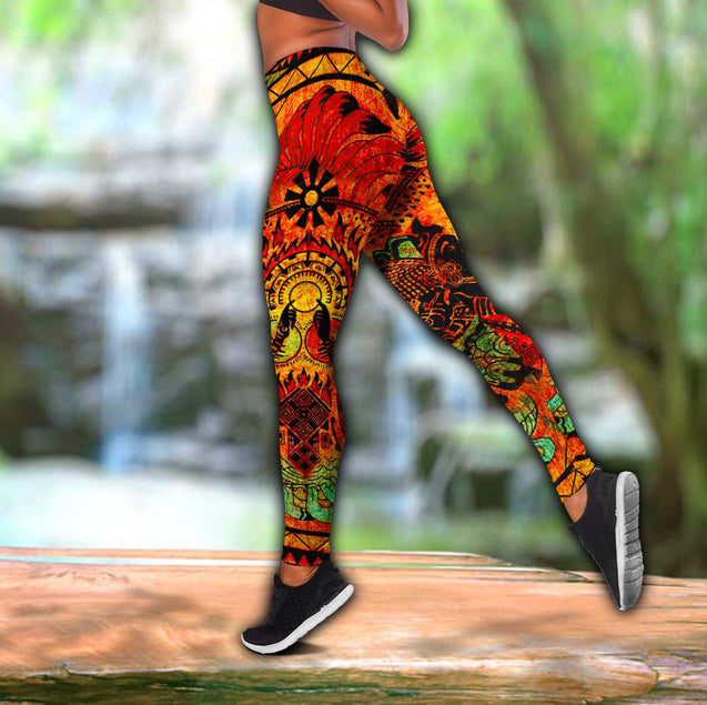 African Olodumare Combo Legging + Tank Top AM28042105