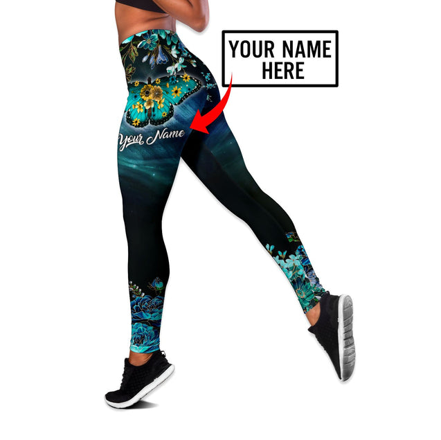 Butterfly legging + hollow tank combo custom name