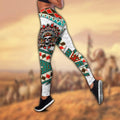 Native American 3D All Over Printed Legging + Hollow Tank