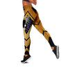 Happy Independence Day United States of America 3D All Over Printed Legging + Hollow Tank