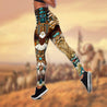 Native American 3D All Over Printed Legging + Hollow Tank Combo