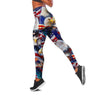 Happy Independence Day United States of America 3D All Over Printed Legging + Hollow Tank