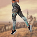 Native American 3D All Over Printed Legging + Hollow Tank