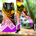 Amazing Polynesian Flower Legging & Tank top ML