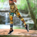 Egyptian Ancient Gods Pattern Combo Legging Tank