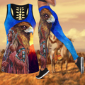 Native American 3D All Over Printed Legging + Hollow Tank