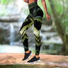 Bass Fishing Painting Skin Camo Combo Legging Tank