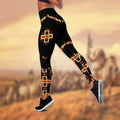 Native American 3D All Over Printed Legging + Hollow Tank Combo