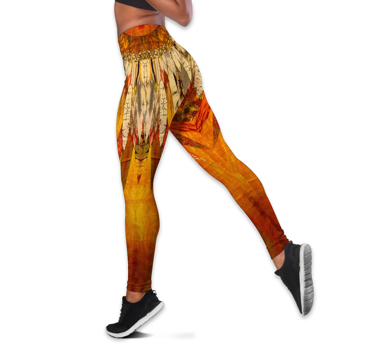 Native American 3D All Over Printed Legging + Cloak