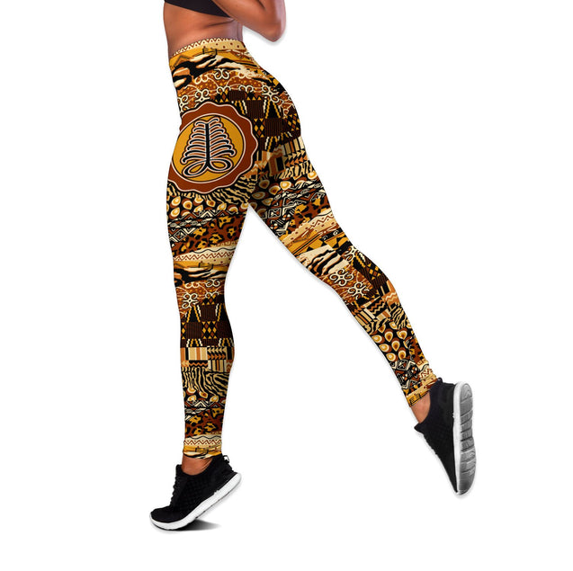 African Aya Combo Legging + Tank Top NTN29042104