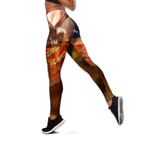 American 3D All Over Printed Legging + Hollow Tank