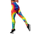 Tie dye Hippie Combo Hollow Tank Top And Legging Outfit NTN03032102