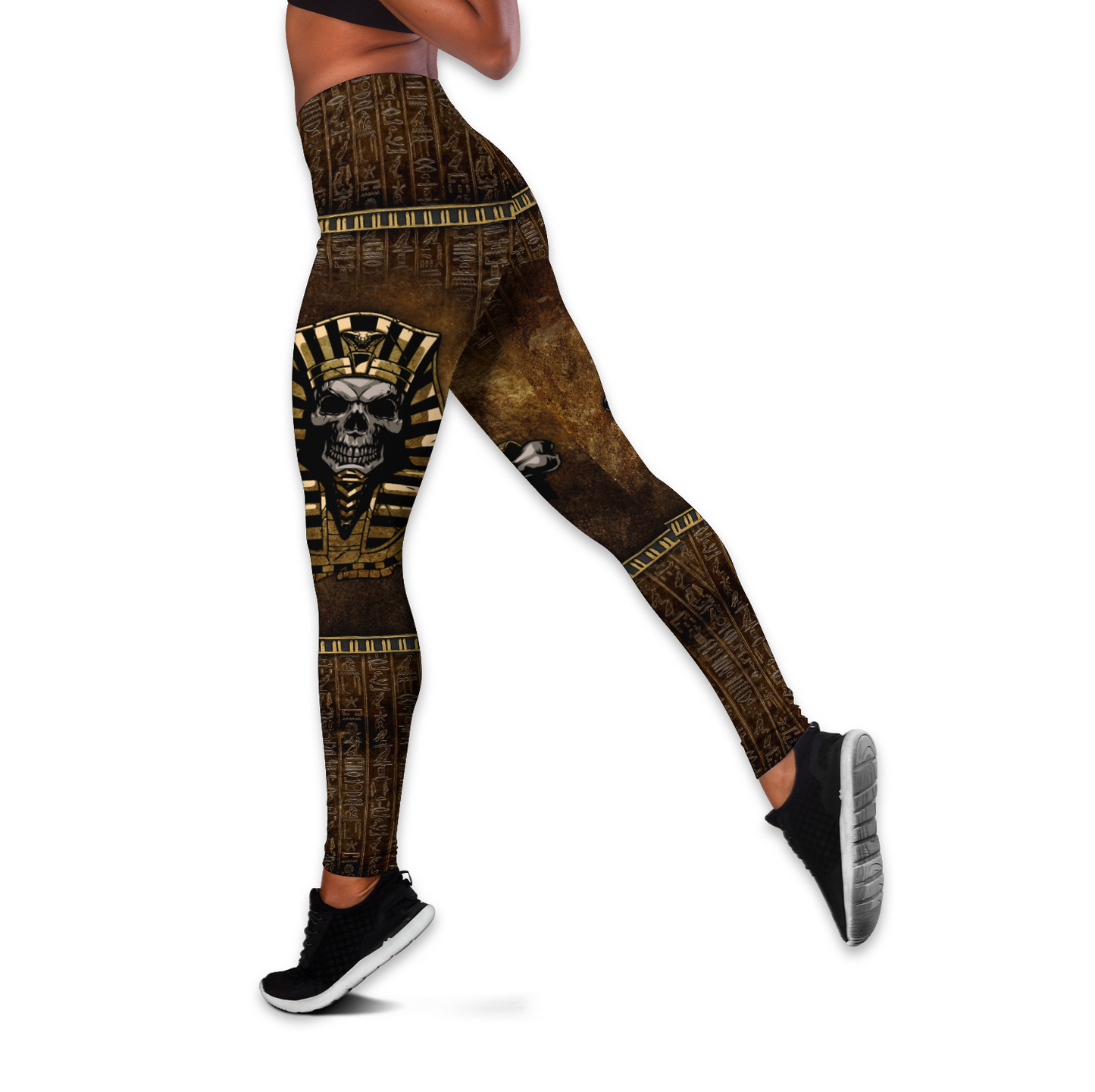 Pharaoh Skull Ancient Egypt 3D print Combo Legging Tank