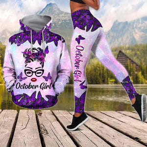 October Girl Butterflies Combo Legging Hoodie