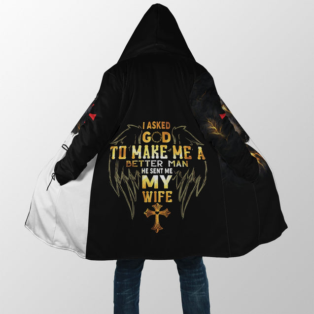 I Asked God To Make Me A Better Man 3D All Over Printed Hoodie Pi112059