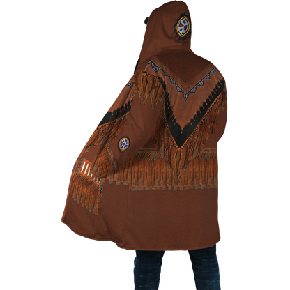 Native Cowboy Jacket No8 Cosplay 3D Over Printed Unisex Deluxe Hoodie ML