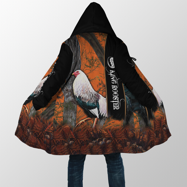 King Rooster Camo 3D All Over Printed Unisex Deluxe Hoodie ML