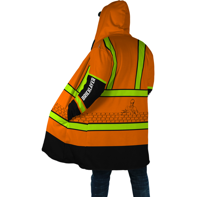 Premium Unisex Hoodie Customize Bricklayer Safety ML