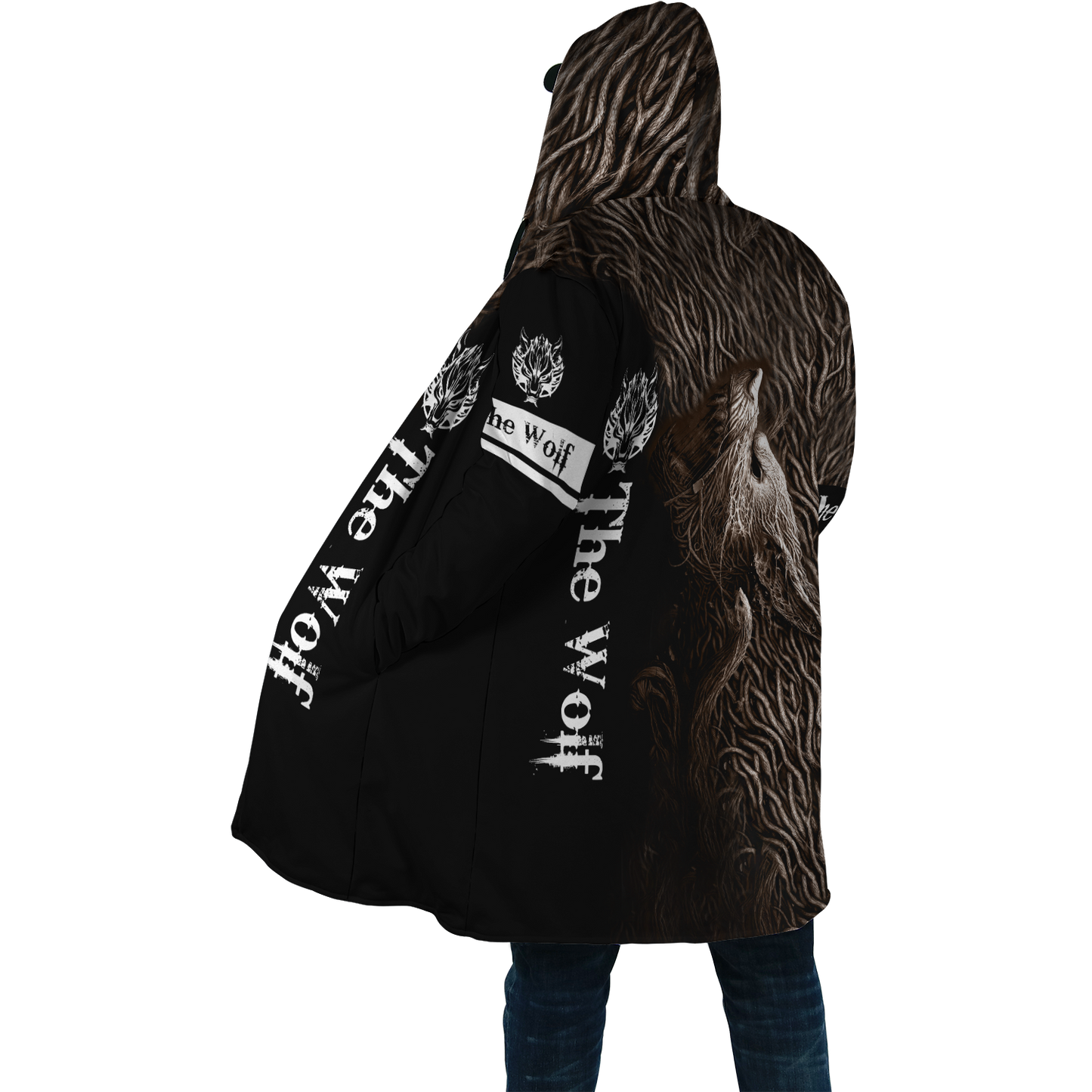 Premium Unisex Hoodie Fenrir Viking Wolf ML