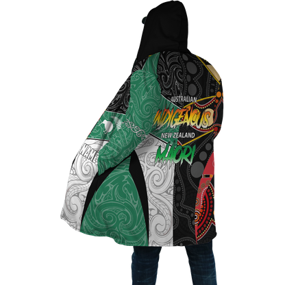 Custom Name Australia Indigenous And New Zealand Maori 3D All Over Printed Unisex