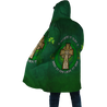 Premium Unisex Hoodie Irish St.Patrick  Celtic Cross And Shamrock  ML