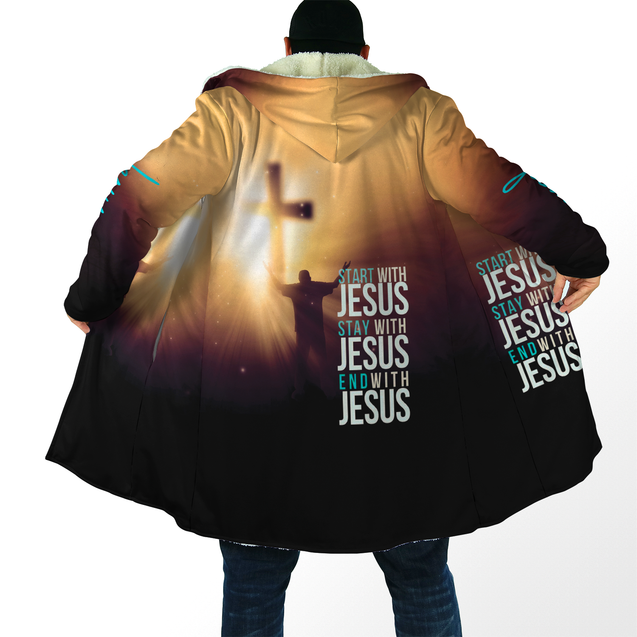 Premium Unisex Hoodie 3D All Over Printed Easter Day Christian Jesus No12 ML