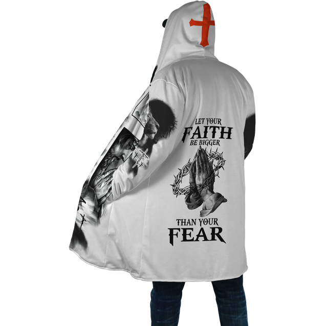 Let Your Faith Be Bigger Than Your Fear Jesus 3D All Over Printed Shirts