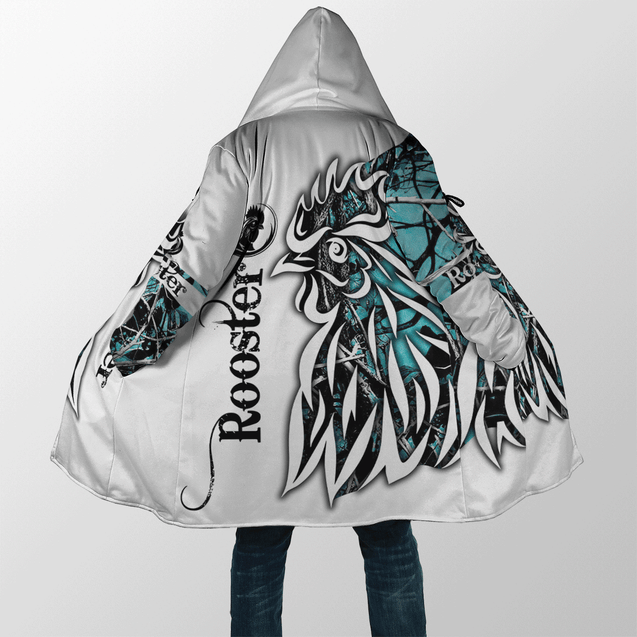 Rooster Camo 3D All Over Printed Unisex Deluxe Hoodie ML