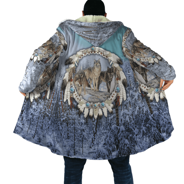 Wolf Native American 3D All Over Printed Unisex Shirt