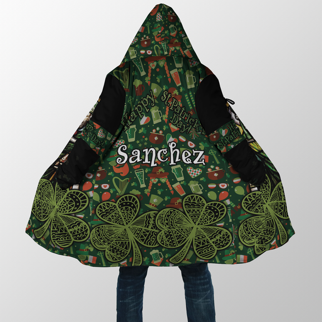 Customize Name Happy Patrick Day Cloak For Men And Women JJ02022103