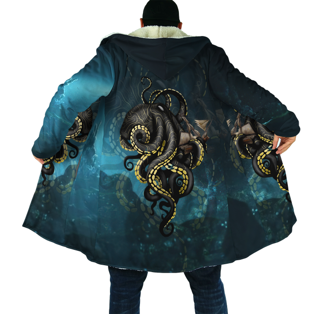 Premium Unisex Hoodie Kraken Octopus King of The Seven Seas IV ML