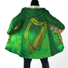 Premium Unisex Hoodie Irish St.Patrick  Celtic Cross And The Irish Harp ML