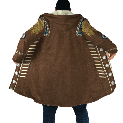 Native Cowboy Jacket No20 Cosplay 3D Over Printed Unisex Deluxe Hoodie ML
