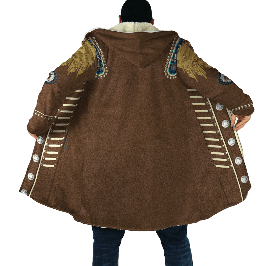 Native Cowboy Jacket No20 Cosplay 3D Over Printed Unisex Deluxe Hoodie ML