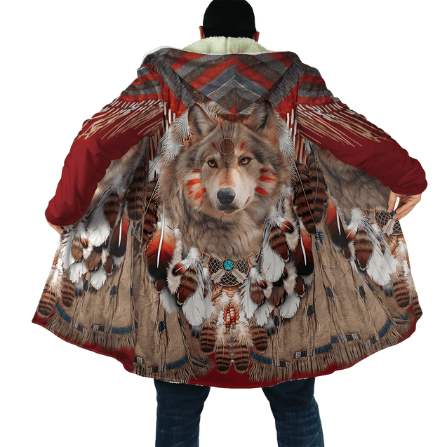 Wolf Native American 3D All Over Printed Unisex Shirts