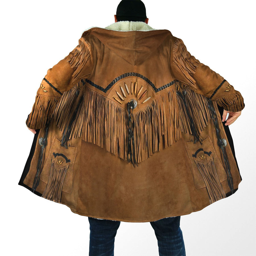 Native Cowboy Jacket No15 Cosplay 3D Over Printed Unisex Deluxe Hoodie ML