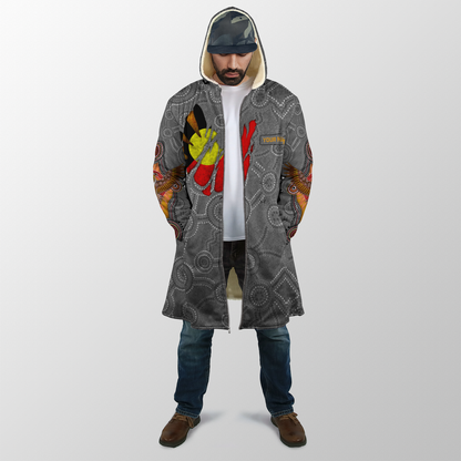 Custom name Aboriginal Australia In my heart Indigenous Painting Art 3D Cloak shirts