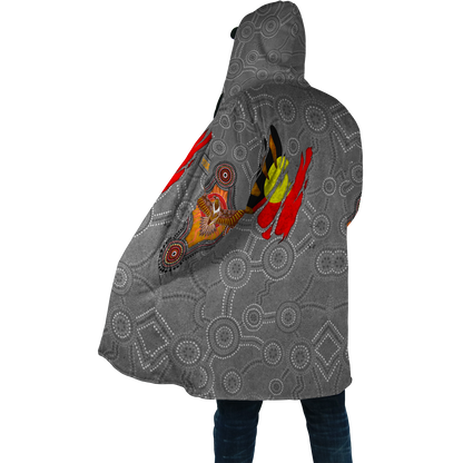 Custom name Aboriginal Australia In my heart Indigenous Painting Art 3D Cloak shirts