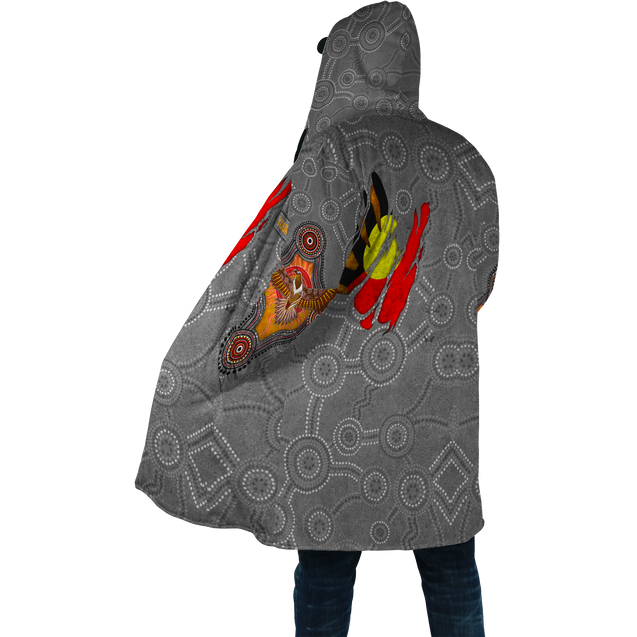 Custom name Aboriginal Australia In my heart Indigenous Painting Art 3D Cloak shirts