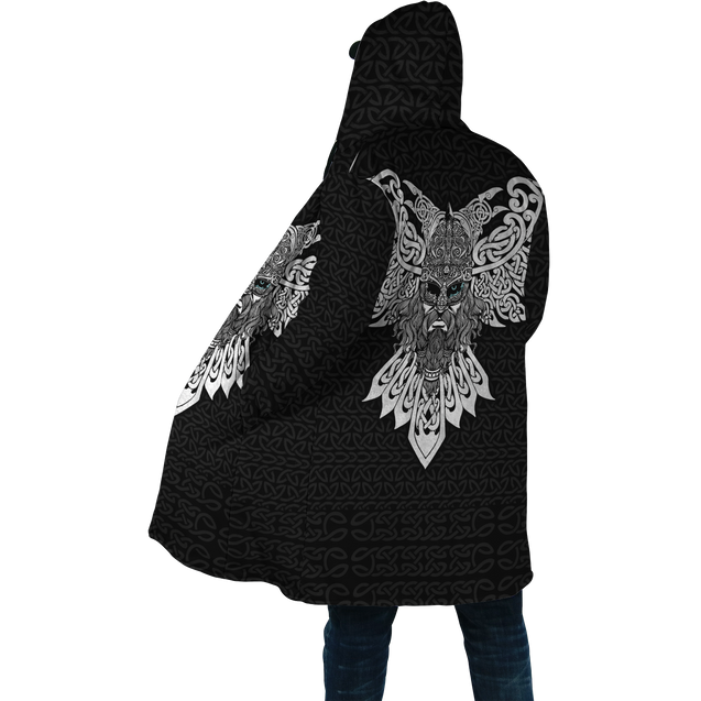 Premium Unisex Hoodie Odin Viking God And Raven ML