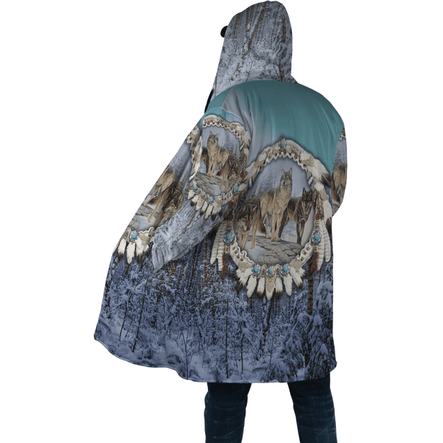 Wolf Native American 3D All Over Printed Unisex Shirt