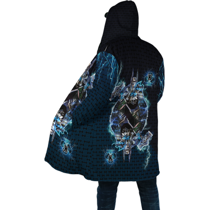 Thor The True King Vikings All Over Printed Unisex Deluxe Hoodie ML