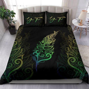 Personalized Name XT New Zealand Bedding Set - Aotearoa- Silver Fern 09032104.CXT