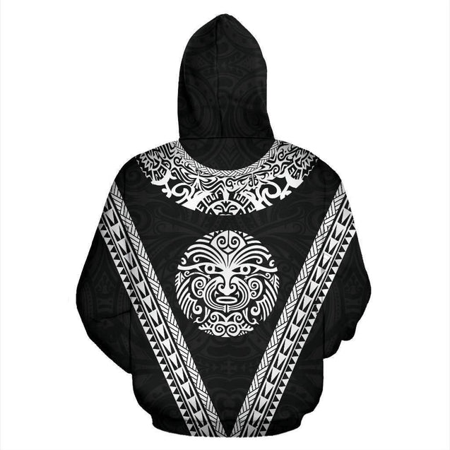 Los Maoris Haka with Moko Hoodie HC2501-Apparel-Huyencass-Hoodie-S-Vibe Cosy™
