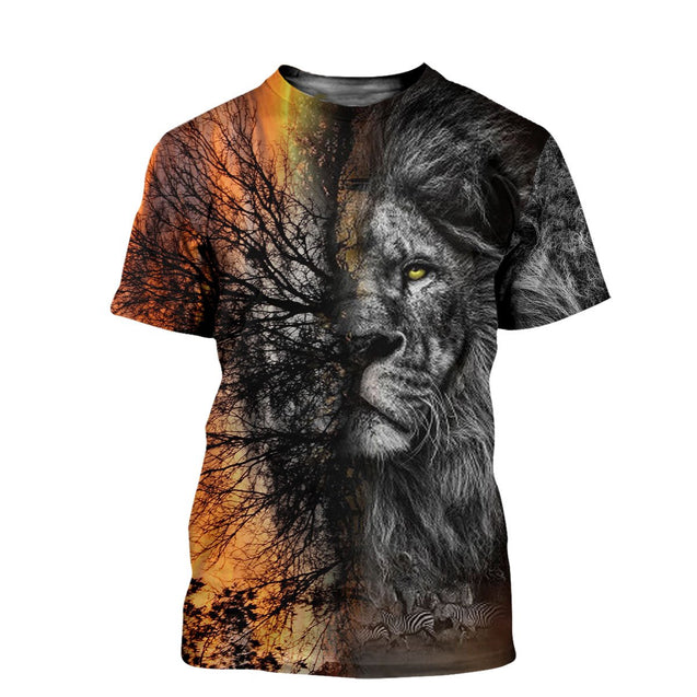 Love Lion King 3D all over printed shirts for men and women HC28004-Apparel-Huyencass-T-Shirt-S-Vibe Cosy™