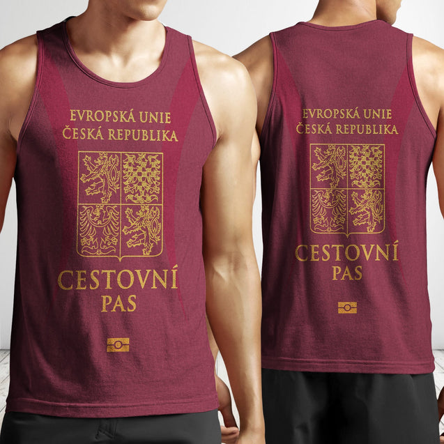 Passport Czech PL167-Apparel-PL8386-Tank Top-S-Vibe Cosy™
