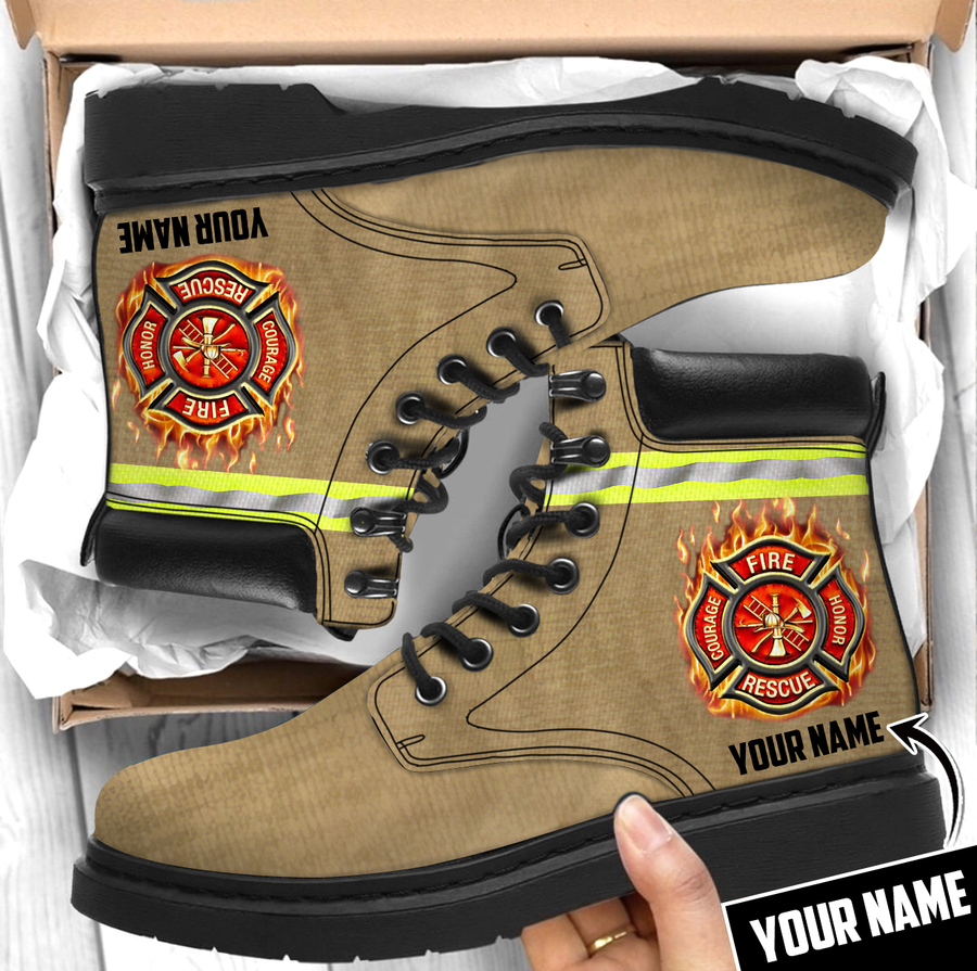 Customize Name Firefighter Boots For Men And Women MH01122001