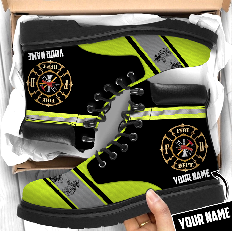 Customize Name Firefighter Boots For Men And Women MH07022102
