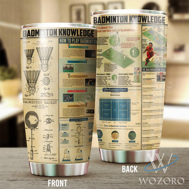 Badminton Knowledge Tumbler TA032307-TA-Vibe Cosy™